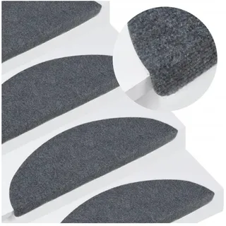 vidaXL Stufenmatte 23,41 x 59,52 cm Grau