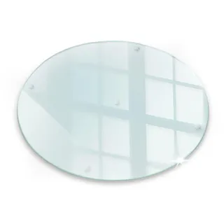 Tulup Schneidebrett Glas 1-tlg. 40 x 40 cm Transparent