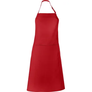 REDBEST Koch-Schürze, Küchenschürze Seattle, 100% Baumwolle - verstellbare Halsschlaufe, große Aufsatztasche, Bindeband - glattes, robustes Gewebe (weitere Farben)