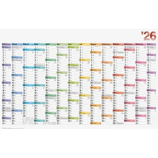 Brunnen 2026 Brunnen Plakatkalender DATAline 1060×666 mm