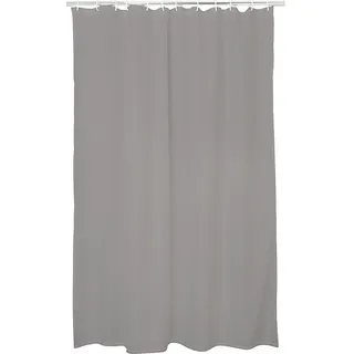 Duschvorhang Egzona 100% Polyester Schiefer 1800x2000 mm 12 Ösen Evenes