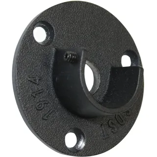 GARDINIA Wandlager Industrial Home Ø 25 mm Schwarz