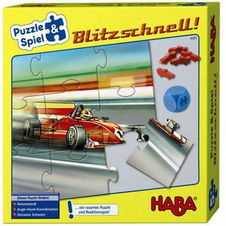 HABA Blitzschnell Puzzle & Spiel 4303 Ab 5 Jahre + BONUS