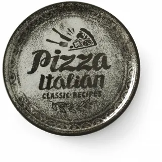 HENDI Pizzateller Recipe Collection 33 cm schwarz 12er Set
