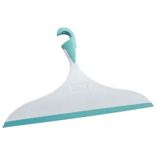 WENKO Duschabzieher Wasser Struck XXL, Farbe blau, WENKO, (Wasserabzieher + Halter)