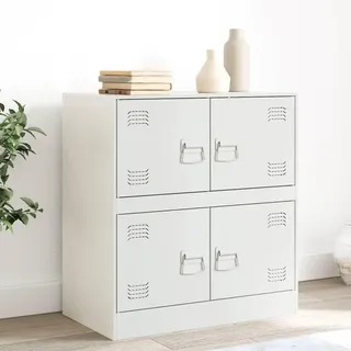 vidaXL Sideboard 67 x 73 x 39 cm Weiß