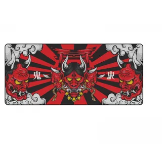mighty setup Mighty Setups Pure Evil Mauspad XXL Schwarz/Weiß/Rot