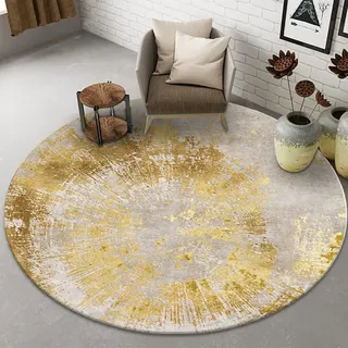Mode kreisförmiger Teppich 80 cm 100 cm 120 cm 140 cm 160 cm 180 cm 200 cm runde Teppiche für Wohnzimmer Schlafzimmer Hausboden Nicht-Schlupfmatten Bodendekoration Matte ( Size : Durchmesser 80cm )