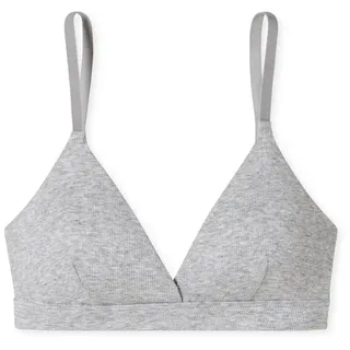 SCHIESSER Pure Rib Soft-BH Grau 70B