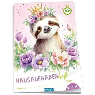 Trötsch Verlag TRÖTSCH - Jahresbezogenes Hausaufgabenheft Grundschule Faultier 26/27
