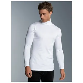 Trigema Rollkragenshirt TRIGEMA Rollkragenshirt (1-tlg) weiß XL