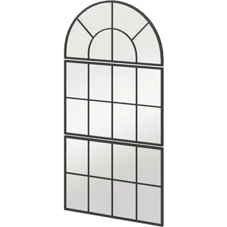 Homcom Wandspiegel 76 x 53 cm Schwarz