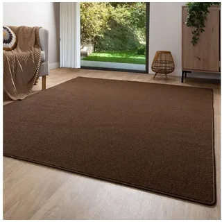 Steffensmeier Ibiza Kurzflorteppich 80 x 150 cm Braun