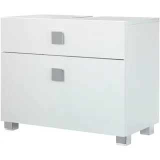 Schildmeyer Quadra 65 x 53 x 34,5 cm weiß glanz/weiß glanz