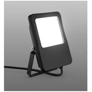 RZB Außenstrahler Aluminium, Glas, Stahl 195x145x41mm inkl. Bewegungsmelder schwarz