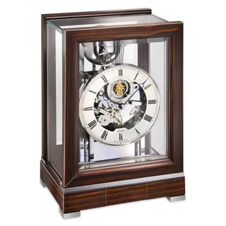 Kieninger -Tischuhr Ebenholz Tourbillon 3 Melodien Schlagwerk Mechanisch 39,5cm- 1713-57-01