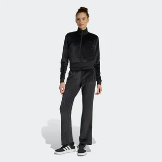 adidas Women's Glam Velvet Trainingsanzug - black,