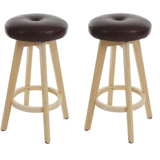 MCW Barhocker Bordeaux 2er-Set