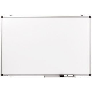 LEGAMASTER Wandtafel 1 magnetisches Whiteboard PREMIUM 90x120cm grau|silberfarben|weiß