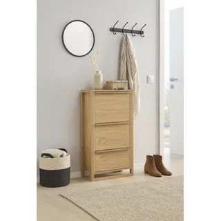 WoodMan NewEst 67 x 138 x 28 cm mit 3 Klappen braun