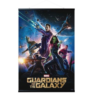 Erik Magnetische Posterleiste mit Poster - Marvel Guardian of the Galaxy Official - Poster mit Rahmen