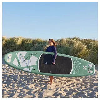 Home Deluxe SUP Board Stand Up Paddle Board MOANA 320 x 76 x 15 cm grün