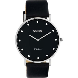 OOZOO Quarzuhr C20247, Armbanduhr, Damenuhr schwarz