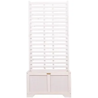 OEM Vintage Pergola 80 x 42 x 180 cm Weiß
