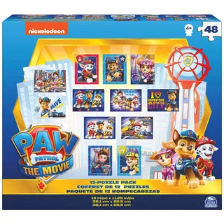 Spin Master Paw Patrol: – Puzzlebox mit 12 Puzzles (24, 48, 100)