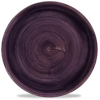 Churchill Stonecast Patina Deep Purple Teller Flach Coup 26cm