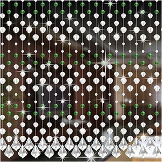 Perlenvorhänge 1 stück 1 mt Kristall Glasperlen Vorhang Wohnzimmer Schlafzimmer Fenster Tür Hochzeit Dekor DIY Wohnkultur Kristallvorhang