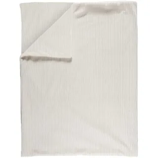 HOME DECO FACTORY Zugluftstopper Fenster Stoff 90cm Grau | Polyester-Flanelldecke mit breiten Rippen, 120 x 150 cm, für Sofa oder Bett, pflegeleicht, weiß, rot und grau