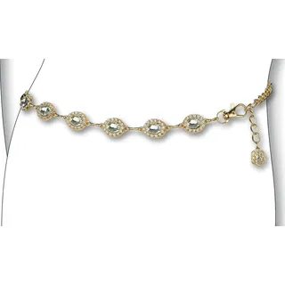 Kettengürtel BERND GÖTZ "Kettengürtel als funkelndes Hüftcollier für feminine Auftritte", Damen, Gr. S1, gold, Metall, Gürtel