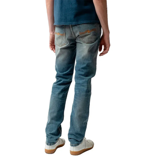 Nudie Jeans Solid Ollie Jeans - Denim Blue Clay - 30 - 30