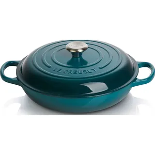 Le Creuset Signature Gourmet-Profitopf 30 cm deep teal