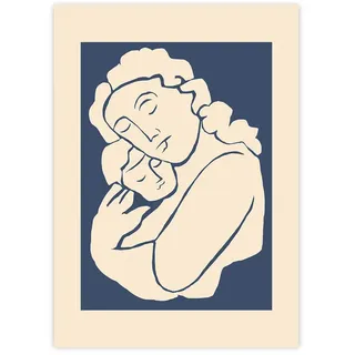 The Poster Club - Woman with Child von by Garmi, 40 x 50 cm