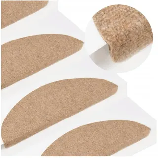 vidaXL Stufenmatte 56 x 17 cm Beige
