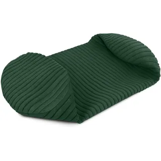 Amilian Kissenrollenbezug 15x40 cm - Ersatzbezug für Nackenrolle und Kissenrolle – Rundkissen Bezug mit verdecktem Reißverschluss - weicher, waschbarer Bezug - Schattenwald