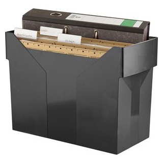 Böttcher-AG Hängeregister-Box A4, für 20 Hängemappen, ohne Deckel, schwarz