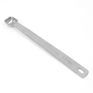 BERYLER 1 x 1/16 Teelöffel (1/16 Teelöffel, 0,3 ml), einzelner kleiner Messlöffel, nur kleine einzelne Edelstahl-Messlöffel