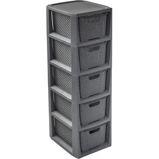 branq home essential Regal 29,5 x 24 x 80 cm Anthrazit
