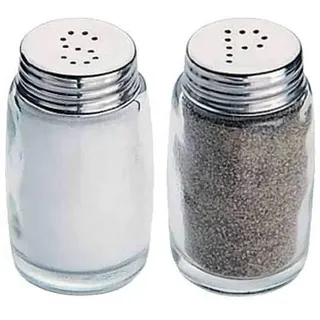 Tescoma Salz-und Pfefferstreuer Classic Set aus Glas/Edelstahl unbefüllt