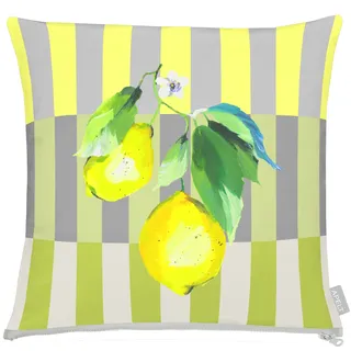 APELT Kissenbezug 3802 49 x 49 cm Gelb/Grau/Grün