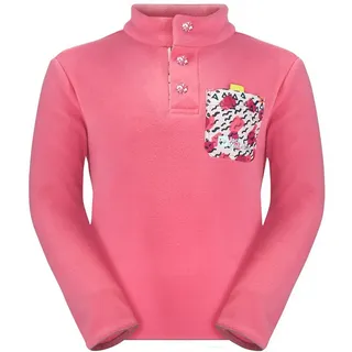 Jack Wolfskin Villi Button Fleece Pullover Rot 92