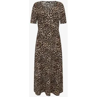 Zero Midikleid Leoprint Beige/Schwarz 40