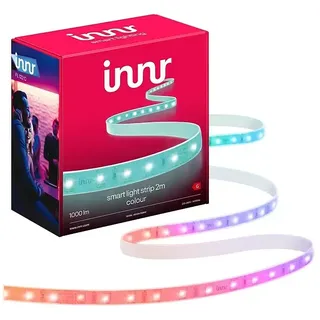 Innr Lighting LED-Band Smart Flex Colour mit Stecker  (Länge: 2 m, Lichtfarbe: RGBW, 12 W, 1.000 lm - 2.000 lm, 100 V - 240 V)