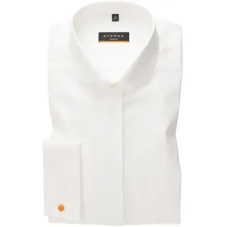 Eterna Slim-Fit Hemd Beige 42