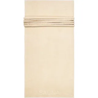 CAWÖ Pure 6501 Saunatuch 80 x 200 cm beige
