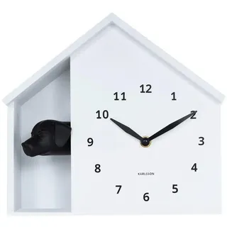 Karlsson Wanduhr Peeking Doggy - B/H/T ca. 26.00x29.00x10.30