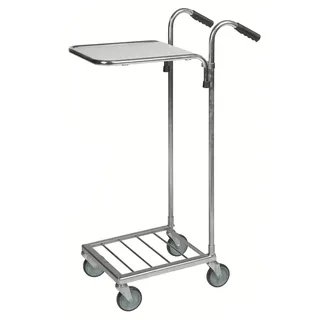 Kongamek Mini- Servierwagen Verzinkt Mit Ladefläche 410x355mm Und Bremse
